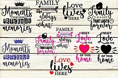 Family quotes bundle svg cutting files,svg quote bundles Product Image 4