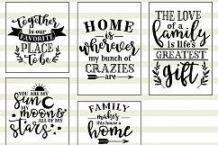 Family Love Quote SVG Cut Files Bundle Product Image 5