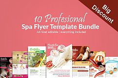 10 Spa &amp; Skin Care Centre Flyer Bundle Product Image 1