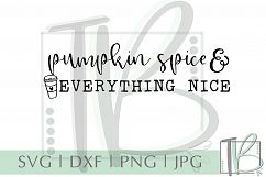 Pumpkin Spice and Everything Nice SVG Product Image 2