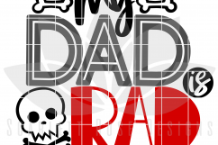My Dad is Rad SVG Product Image 2
