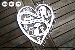 Cat Paper Cut SVG / DXF/ EPS Files Product Image 2