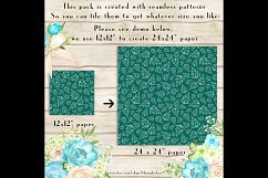 100 Seamless Christmas Tree Pattern Digital Papers Product Image 2