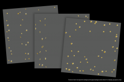 Sparkly Gold Confetti (Sparse) - transparent backgrounds Product Image 10
