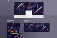 Fitness Workout Gym Training Design Templates Bundle Product Image 19