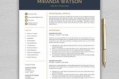Resume Template for Word / CV Template / Professional Resume Product Image 3