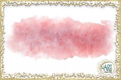 Scarlet Red Splotches Brush Strokes Clipart crimson Glitter  24 PNG - transparent background images Product Image 4