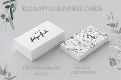 Eucalyptus Business Card Template Product Image 1