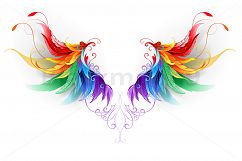 Fluffy Rainbow Wings Product Image 1