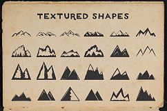 24 vintage mountain shapes Product Image 4