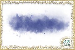 Brush Strokes in Blue and Rose Gold - Digital Clipart 21 of beautiful PNG files Product Image 9