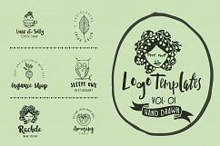 Feminine premade hand drawn logo 01 Product Image 1