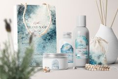 Watercolor Winter Frost Texture Product Image 3