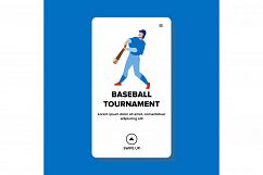 Baseball Tournament Sportive Competition Vector Product Image 1