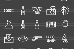 166 Lifestyle Line Inverted Icons Product Image 2