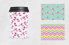 FLAMINGO-PAPERS , digital papers Product Image 4