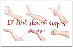 17 kids Hand Signs Product Image 2