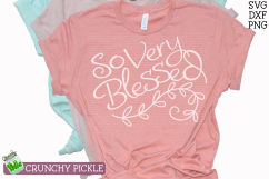 So Very Blessed SVG Product Image 4