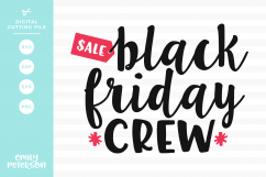 Black Friday Crew SVG DXF EPS PNG Product Image 1