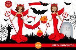 Halloween girl, Halloween illustrations, Halloween printable Product Image 1
