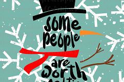 Some People Are Worth Melting For Svg Dxf, Eps, Png Product Image 2