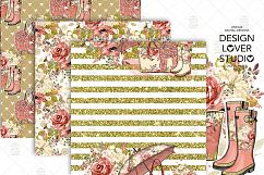 Fall Fashion digital paper pack Product Image 6
