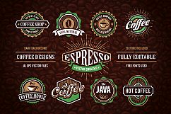 Retro Coffee Emblems #1 Product Image 1