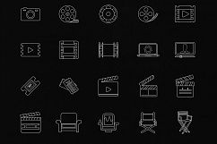 Line Icons Cinema Set Product Image 4