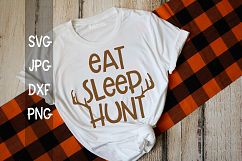 Eat, Sleep, Hunt, SVG, Cut file Product Image 2