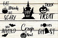 Halloween quotes svg cutting files | fall quotes svg cutting Product Image 2