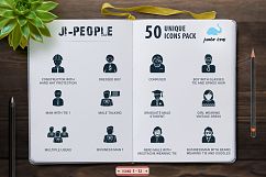 Glyph People Icons Set Product Image 4