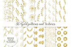 36 gold patterns and textures Product Image 4