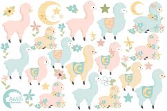 Baby Llama Nursery clipart, graphics, illustrations AMB-2266 Product Image 5