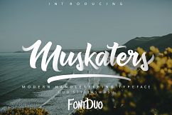 Muskaters. duo style + font bonus Product Image 1