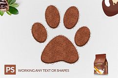 Cocoa Text Effect Photoshop Action Product Image 2