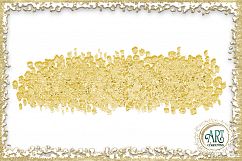 Ochre Amber Brush Strokes Clipart Autumn Golden Glitter  24 PNG - transparent background images Product Image 15