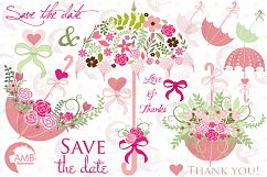 Umbrella Floral clipart, graphics, illustrations AMB-871 Product Image 5