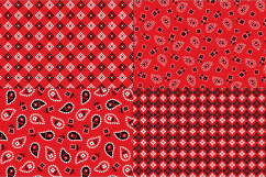 Red Bandana Patterns Product Image 2