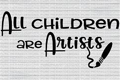 All Children are Artists SVG Product Image 1