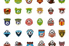 30 football / soccer emblem sports logo  Product Image 2