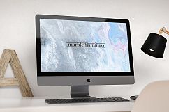 Sweet colors marble.Acrylic textures Product Image 3