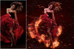 Fire Photoshop Action Product Image 2