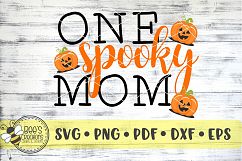 One Spooky Mom SVG Product Image 1