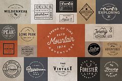100 VINTAGE LOGO TEMPLATES Product Image 17