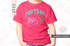 Football Sister SVG DXF EPS PNG Product Image 2