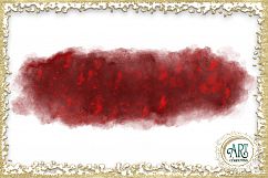 Scarlet Red Splotches Brush Strokes Clipart crimson Glitter  24 PNG - transparent background images Product Image 11