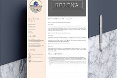 Professional Resume Template CV 4 Pages Product Image 3