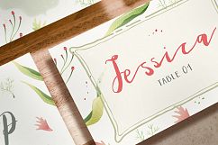Foliage Illustration Wedding Invitation Suite Product Image 6