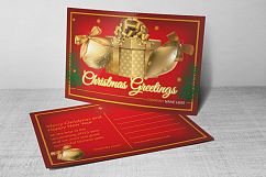Christmas Greeting Postcard Product Image 1
