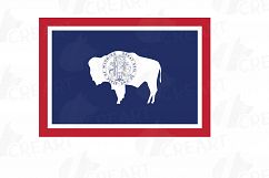 USA Capital and States flags Clip Art collection for Print Product Image 19